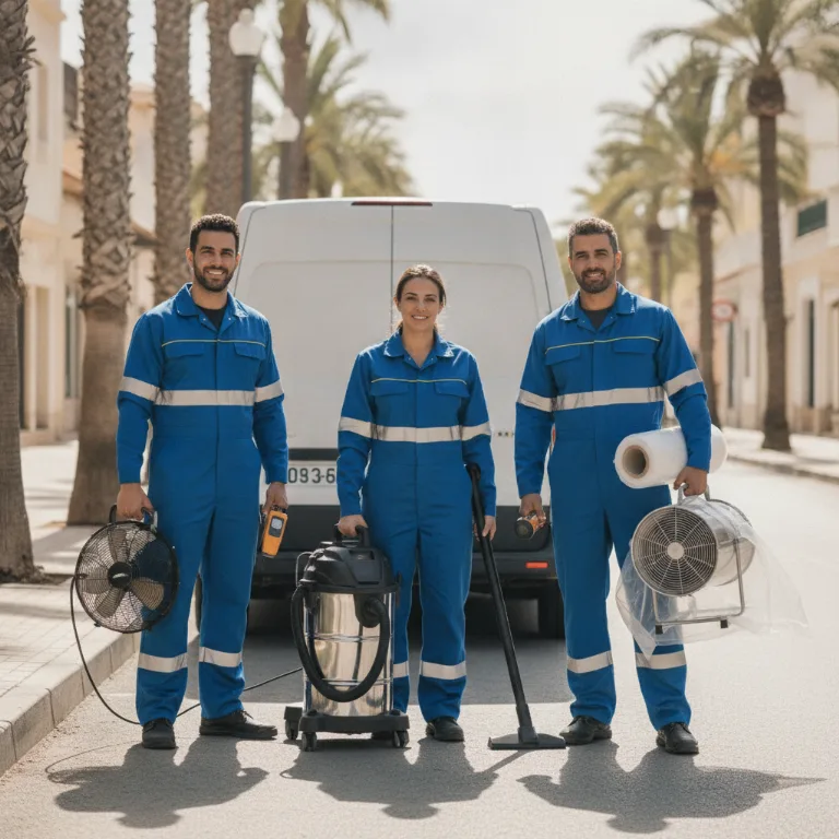 Restauración de Daños Por Agua equipo en Tudela